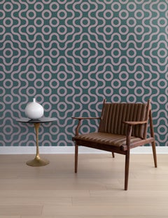 Reflection Metallic Type II Wallpaper in Beryl (SAMPLE)