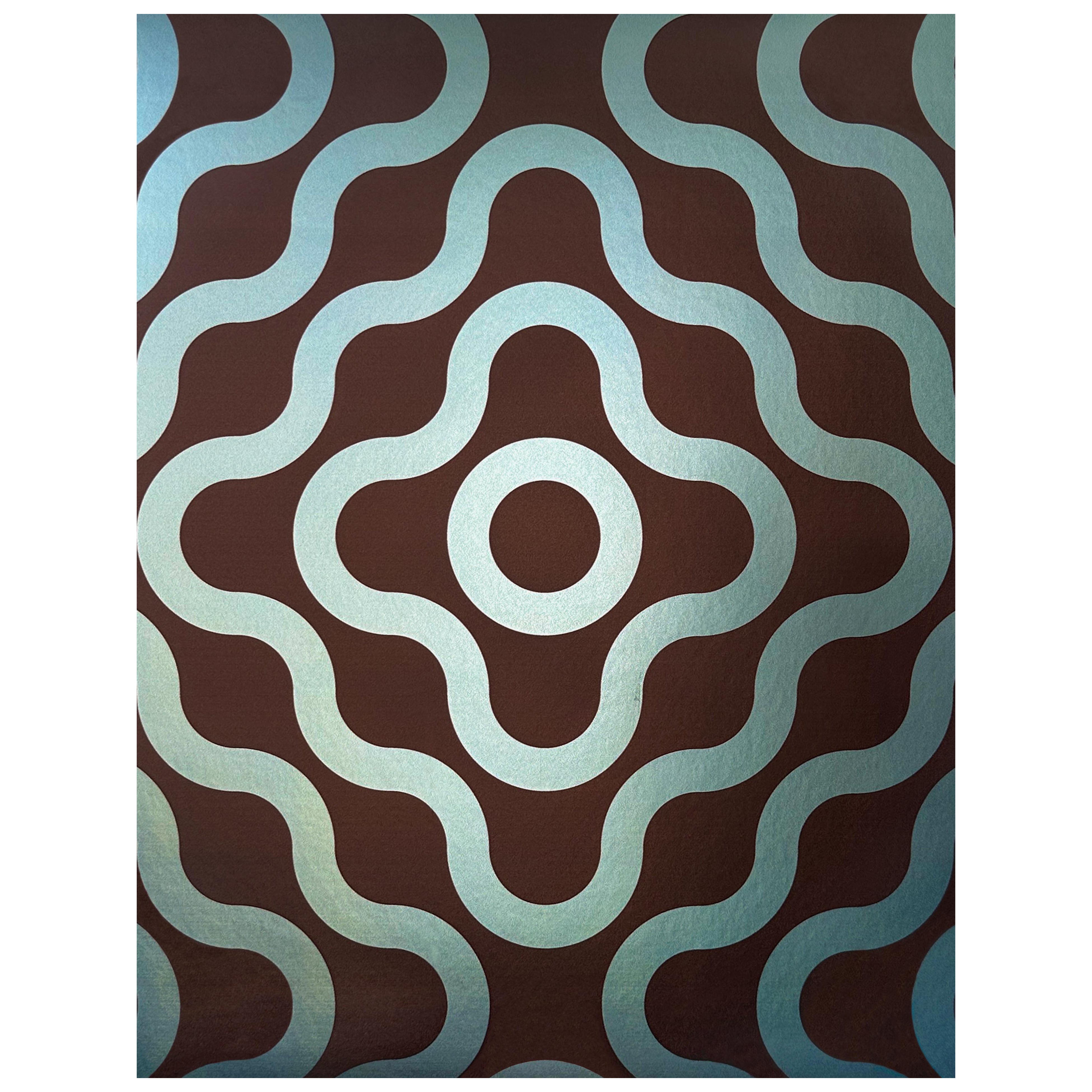 Papel Pintado Reflection Metallic Tipo II en Cianita (MUESTRA) en venta