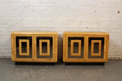 'Reflections' Mirrored Nightstands by Romweber