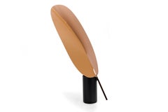 Reflective Copper with Black Base Table Lamp, Serena by Flos