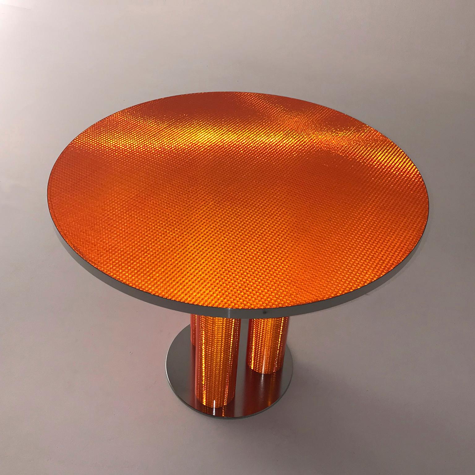 XXIe siècle et contemporain Modernes colorés et brillants  Table Reflector de Sebastiano Bottos, Italie en vente