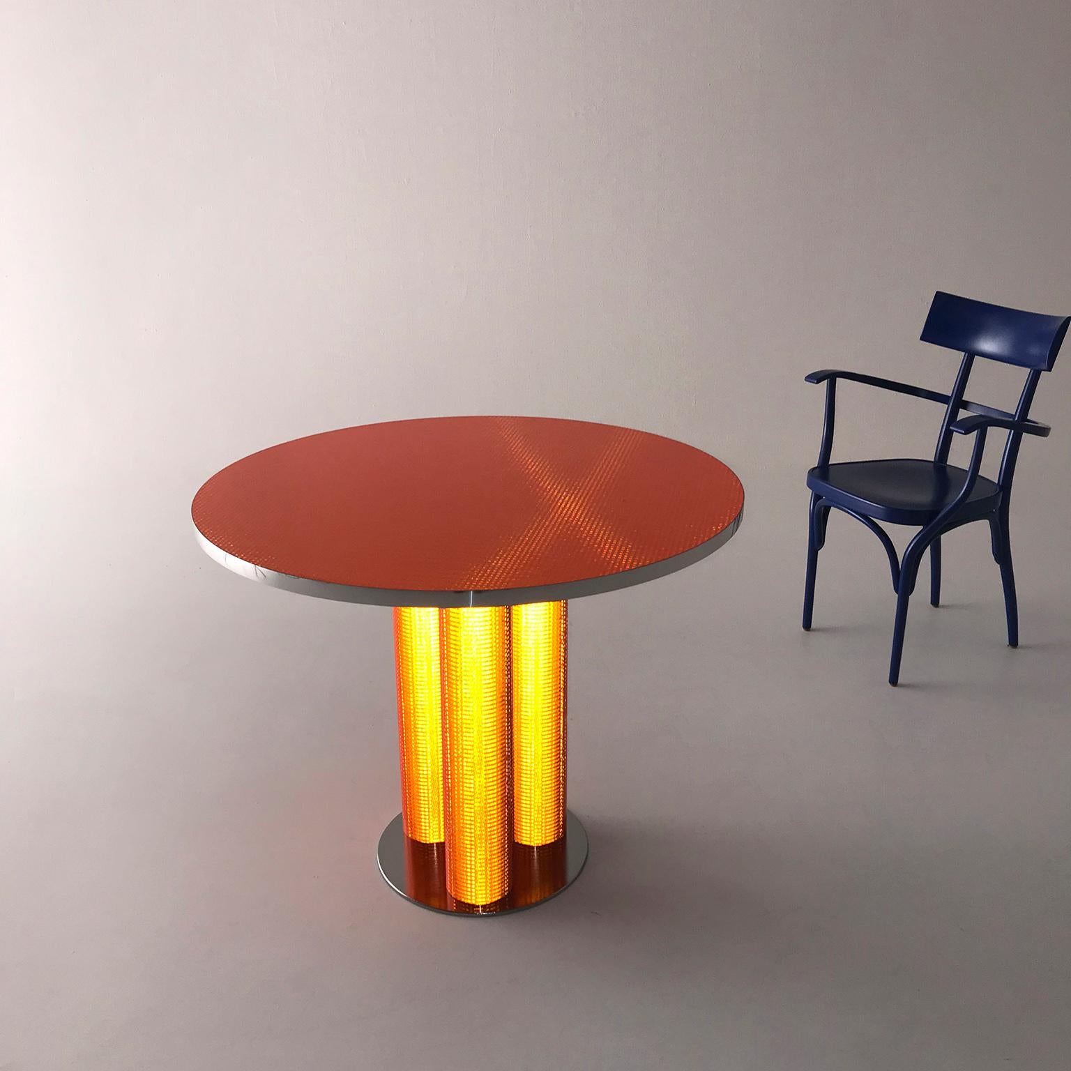 Italian Modern Colored and Shining  Table 