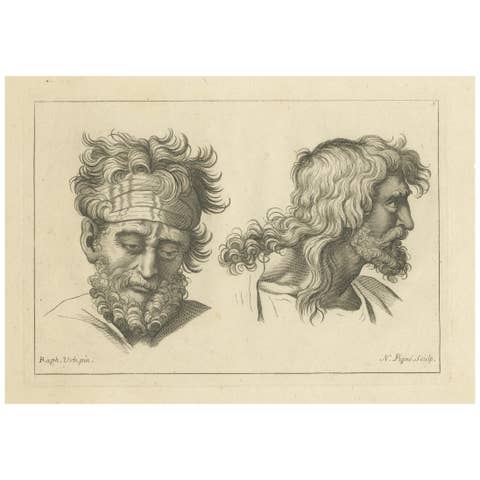 Reflective Resilience: Timeless Profiles by Pigné, 1740