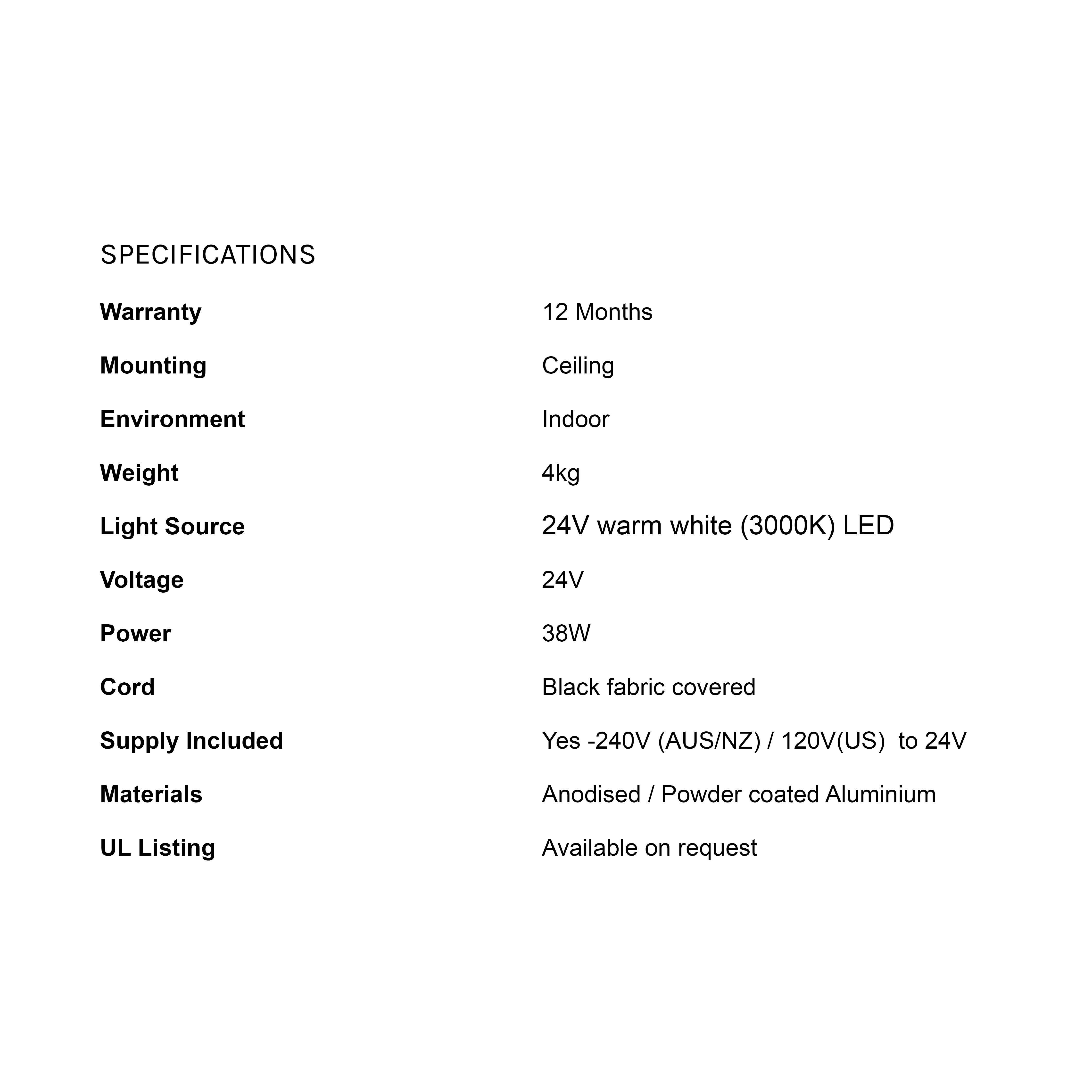 Leuchte LED-Hängelampe aus eloxiertem Aluminium mit schwarzem / weißem Schirm im Angebot 7