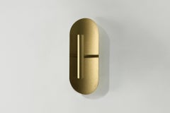 Reflector Wall Sconce 300, LED Light Fixture, All brushed Brass