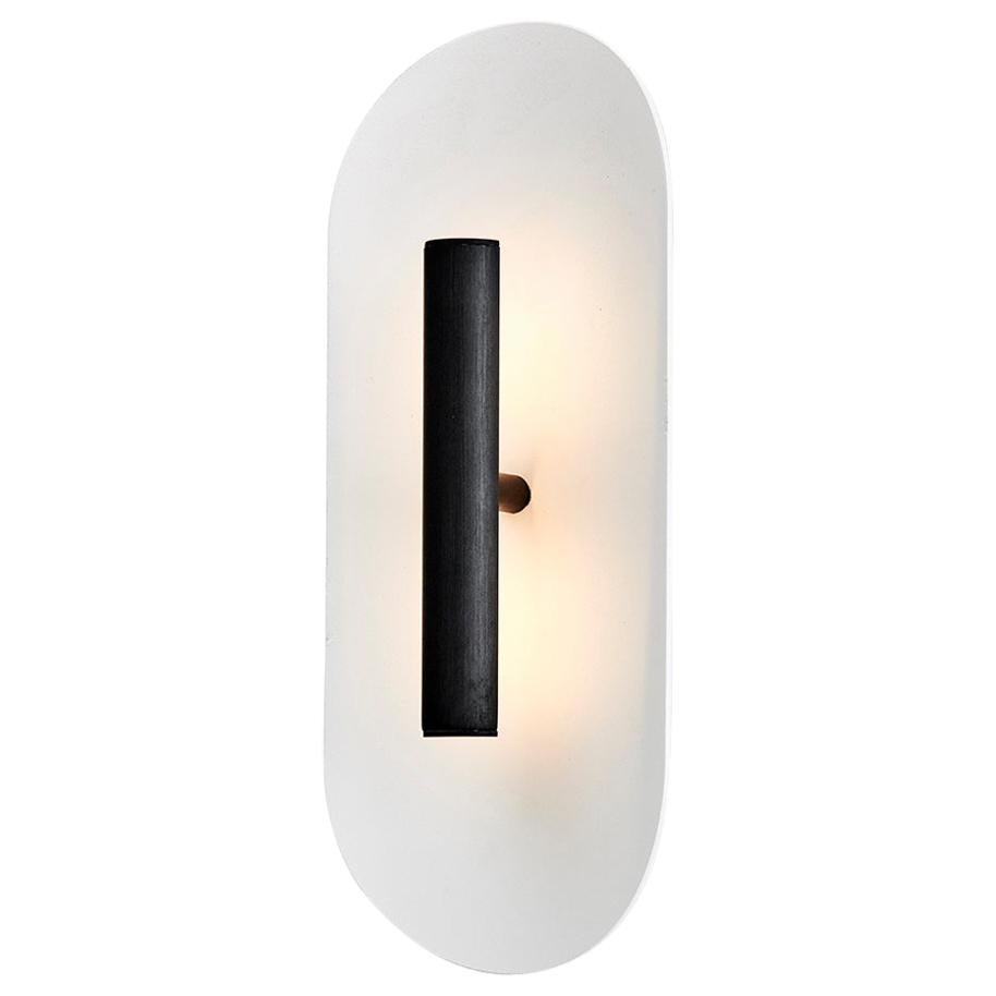 Aplique Reflector 300, Luminaria LED, Anodizado Negro / Pantalla Blanca 