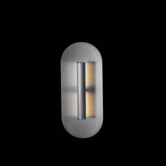 Reflector Wall Sconce 300, LED Light Fixture, Raw Brushed Aluminum Metal