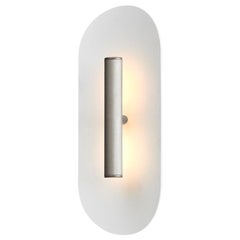 Applique murale réflectrice 300, luminaire LED, abat-jour argenté anodisé/blanc