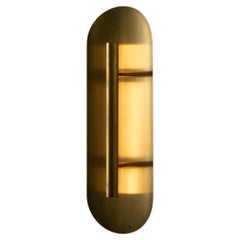 Wandleuchter Reflektor 450, LED-Leuchte, alle gealtertes Messing