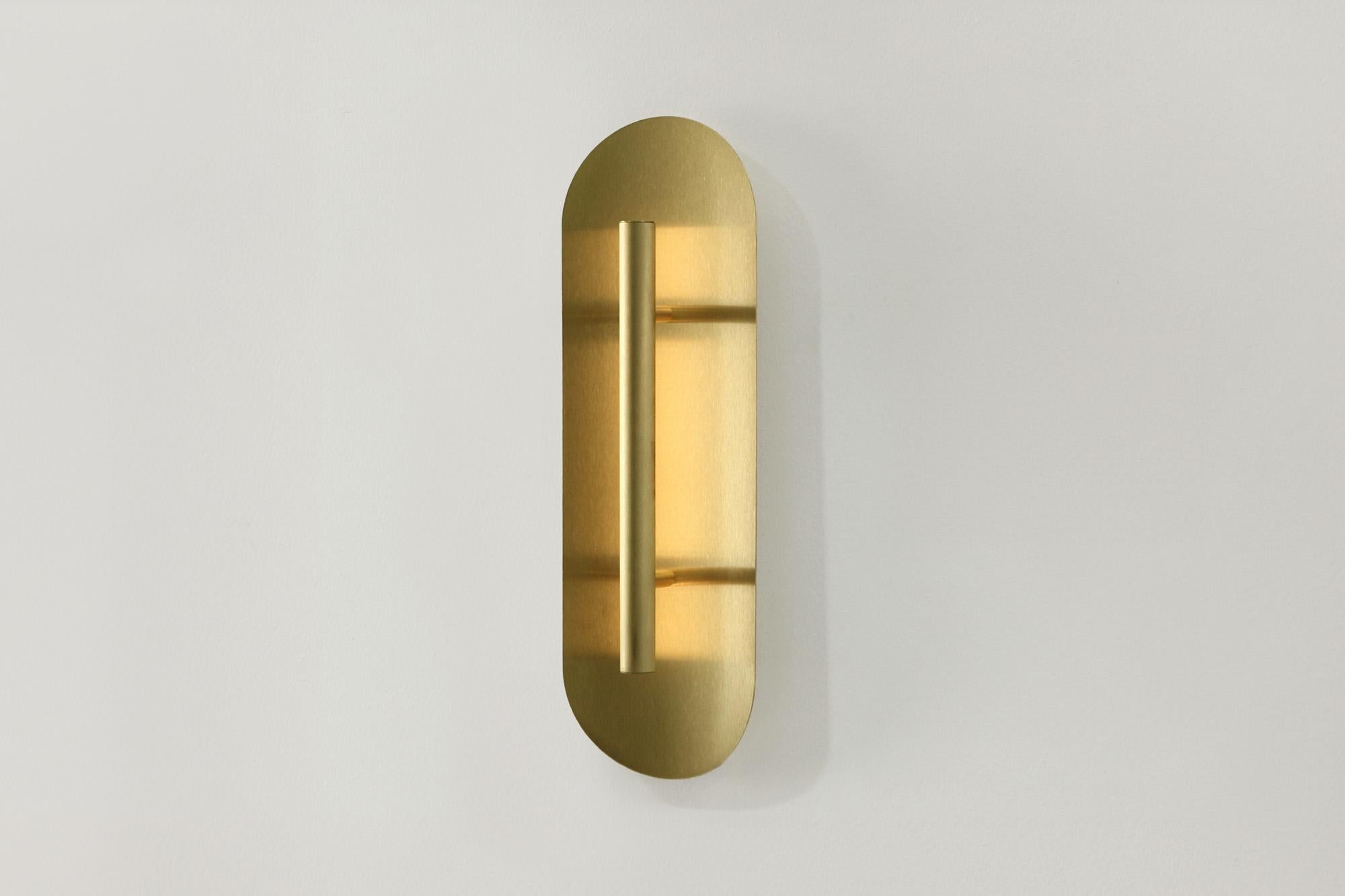 Aplique Reflector 450, Luminaria LED, todo en latón cepillado en venta 4