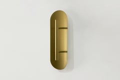 Reflector Wall Sconce 450, LED Light Fixture, all brushed brass