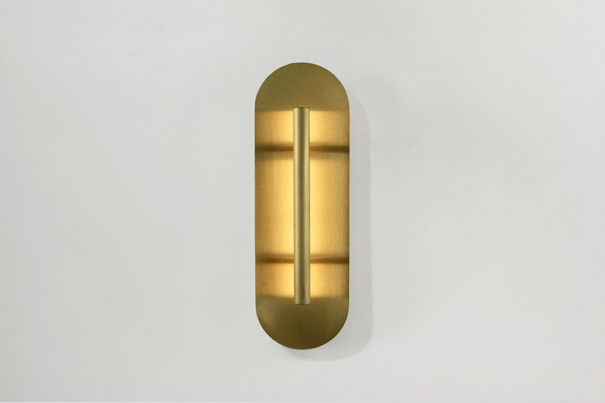 Aplique Reflector 450, Luminaria LED, todo en latón cepillado Moderno en venta