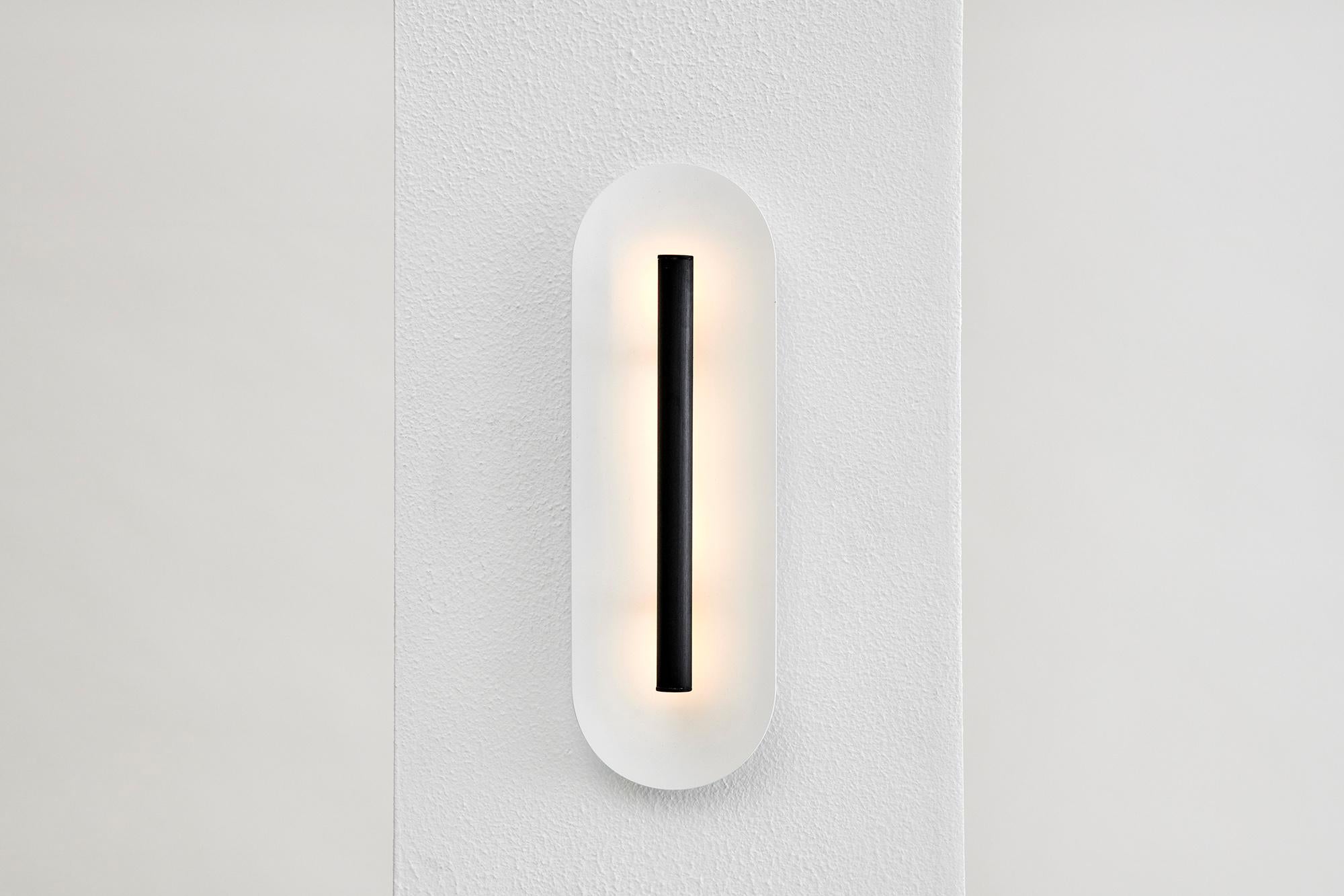 Reflector Wall Sconce 450, LED Light Fixture, all Patina Bronze For Sale 4