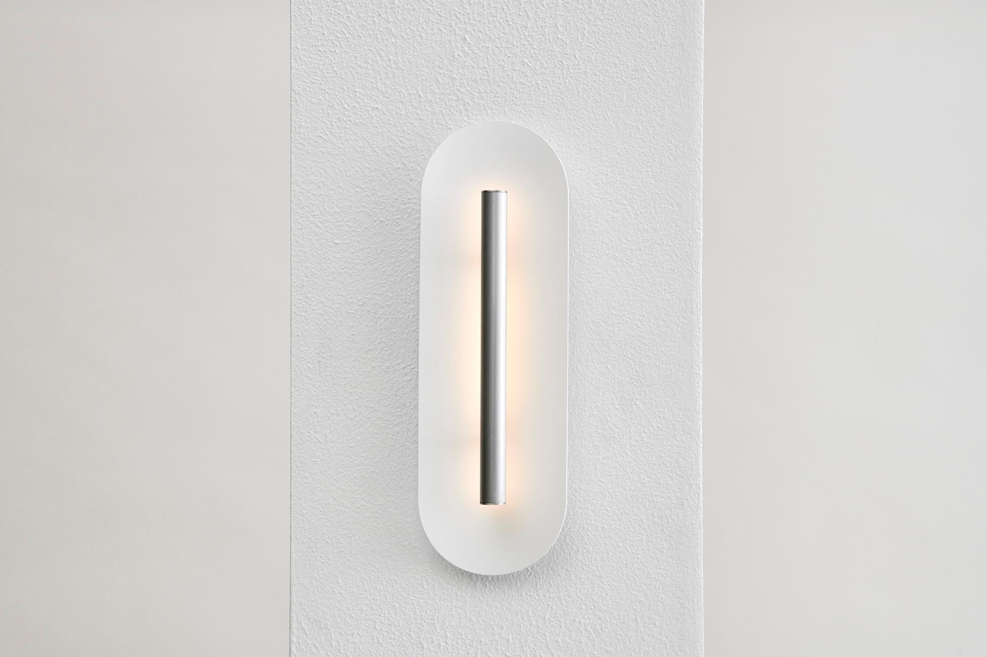 Reflector Wall Sconce 450, LED Light Fixture, all Patina Bronze For Sale 5