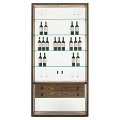 Reflex Solid Wood Display Cabinet, Designed by Authentic Design, Made in Italy 