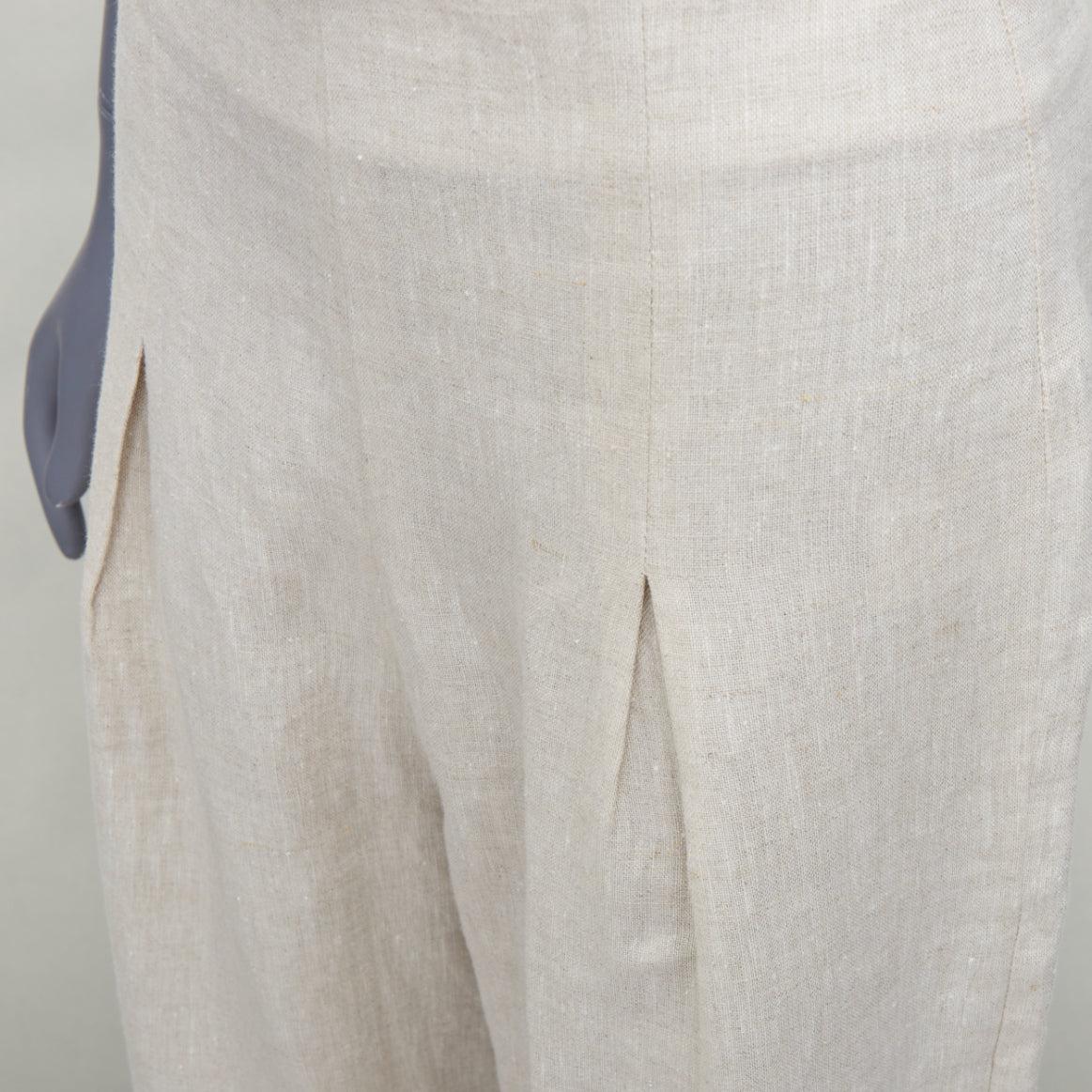 REFORMATION beige 100% Leinen Camisole Crop Top breite Hose Set US2 S
Referenz: SNKO/A00483
Marke: Reformation
MATERIAL: Leinen
Farbe: Beige
Muster: Solide
Verschluss: Reißverschluss
Zusätzliche Details: Geknöpftes Rückenoberteil.
Hergestellt in: