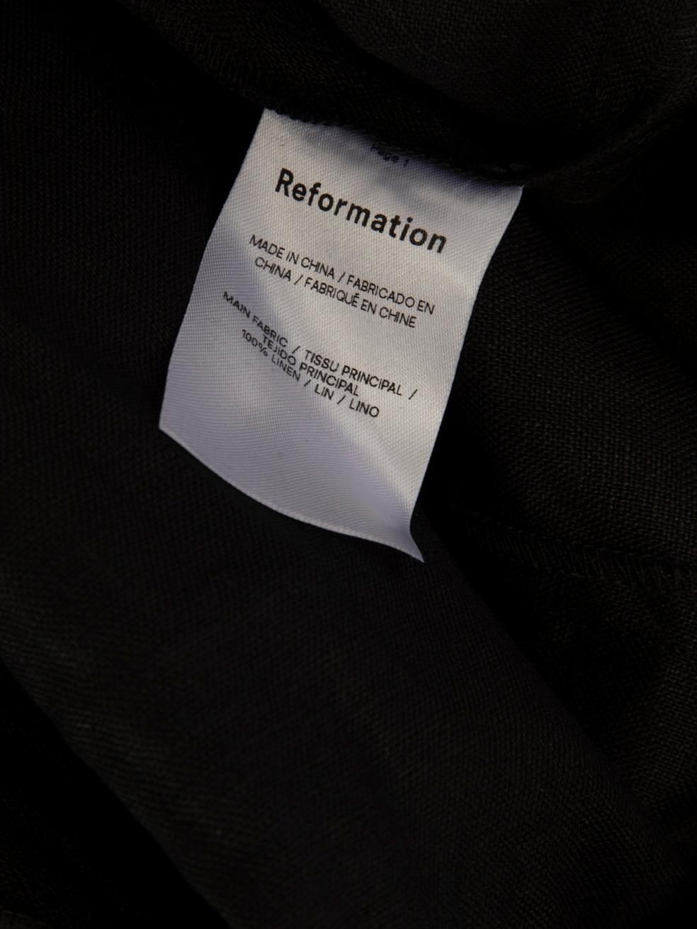 Reformation Black Mini Ruched Sleeveless Dress Size XS For Sale 4