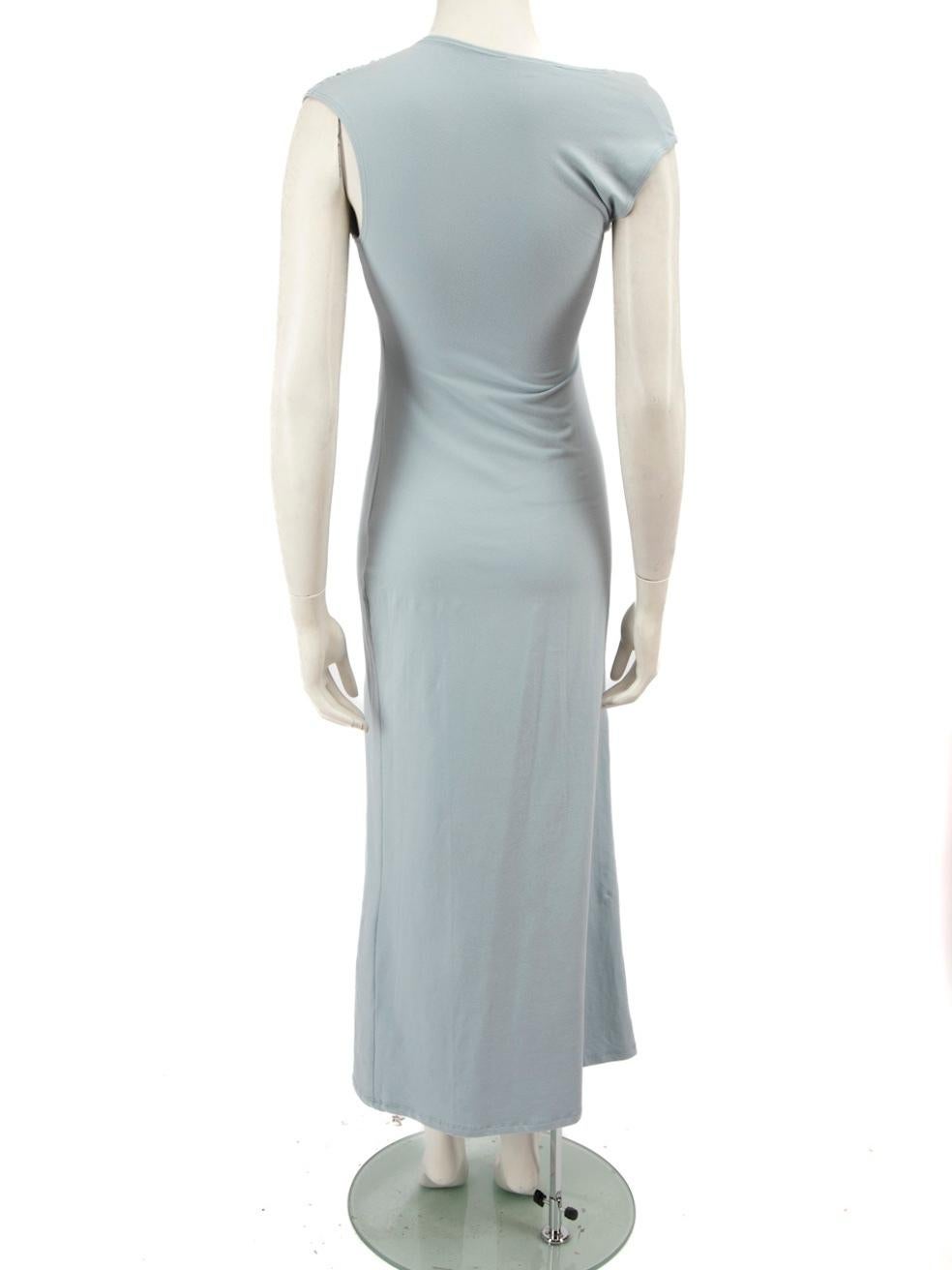 Gray Reformation Blue Bodycon Maxi Dress Size S