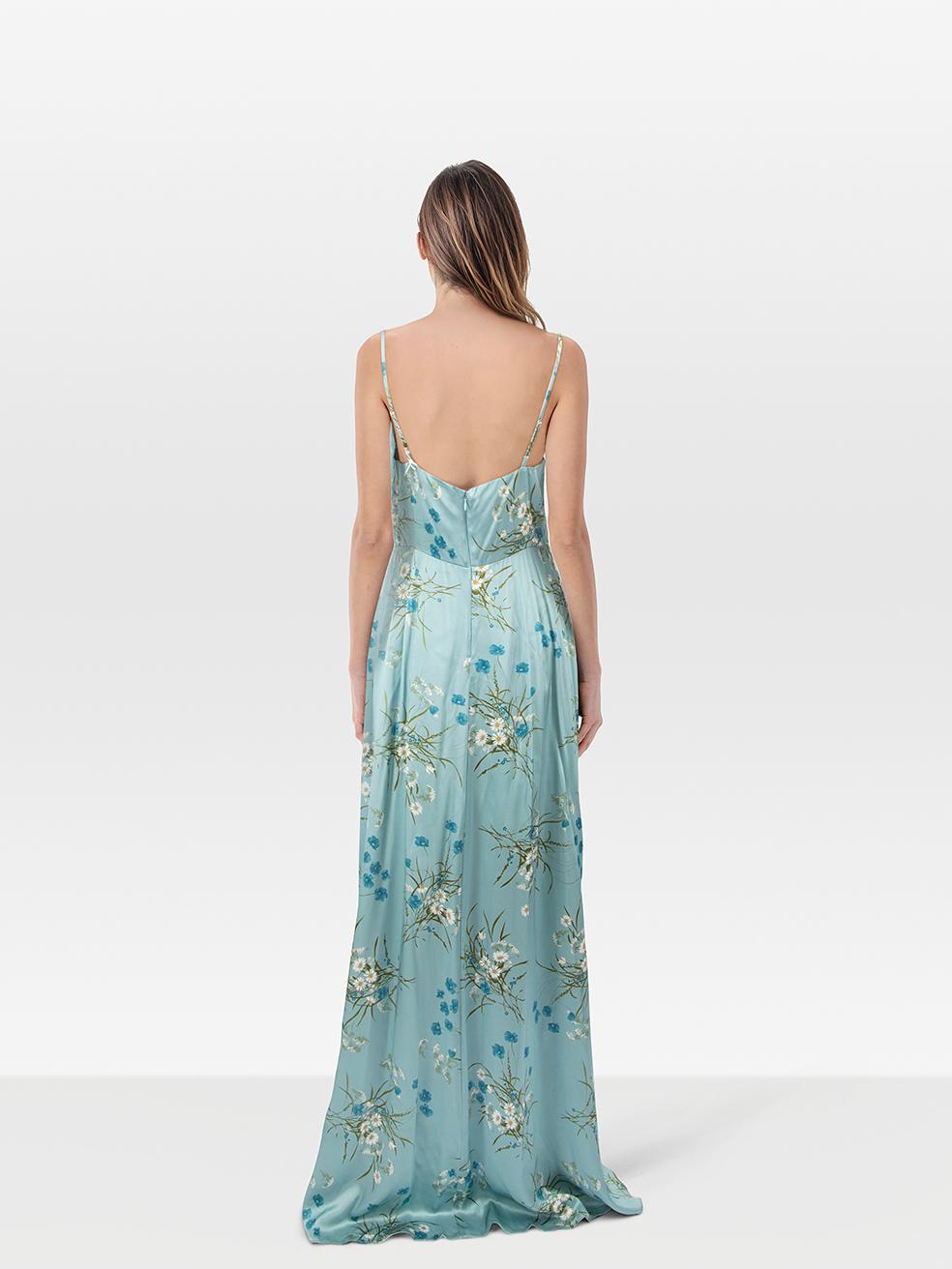 CONDITION is Never worn, with tags. No visible wear to dress is evident on this new Reformation designer resale item.
 
 
 
 Details
 
 
 Blue
 
 Silk
 
 Slip dress
 
 Floral print
 
 Maxi
 
 Adjustable shoulder straps
 
 Back zip and hook