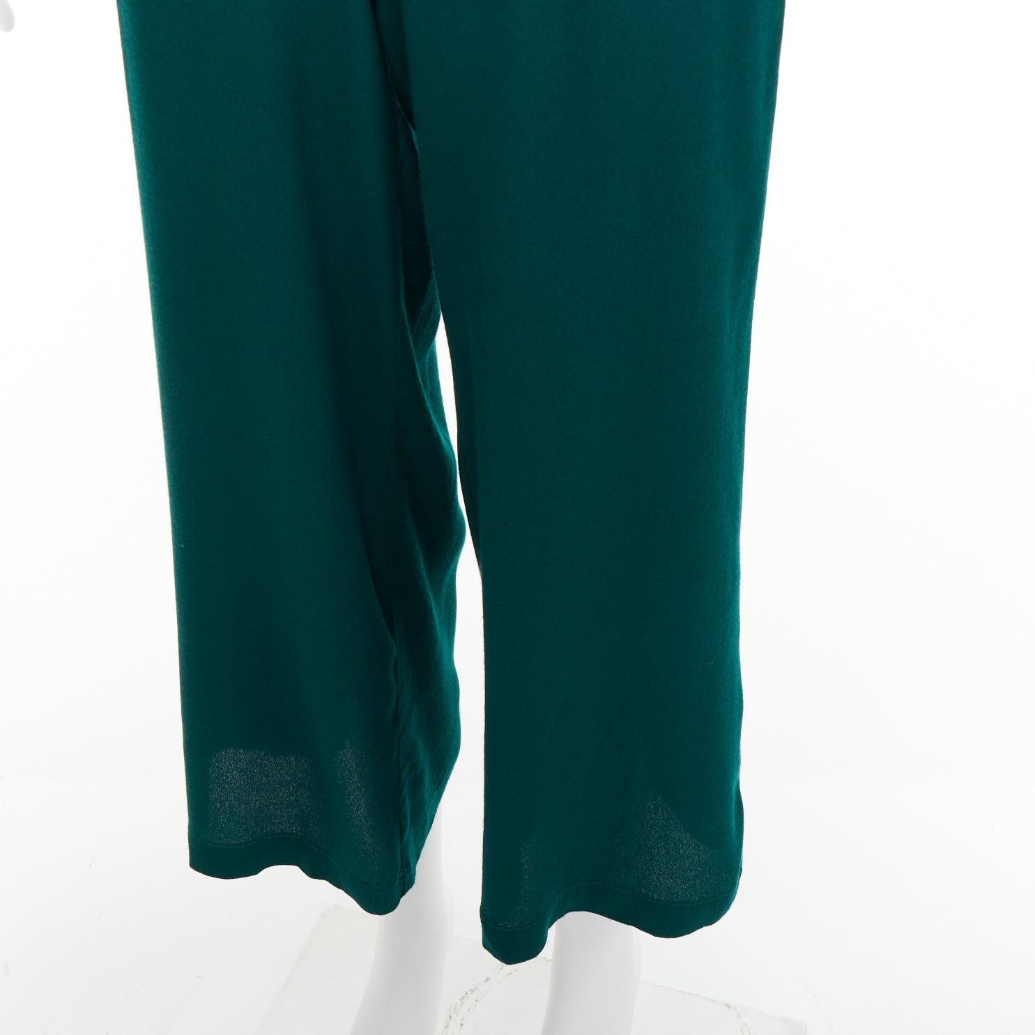 REFORMATION waldgrüner Viskosemischung Quadratischer Halsausschnitt Cropped Jumpsuit US0 XS im Angebot 2