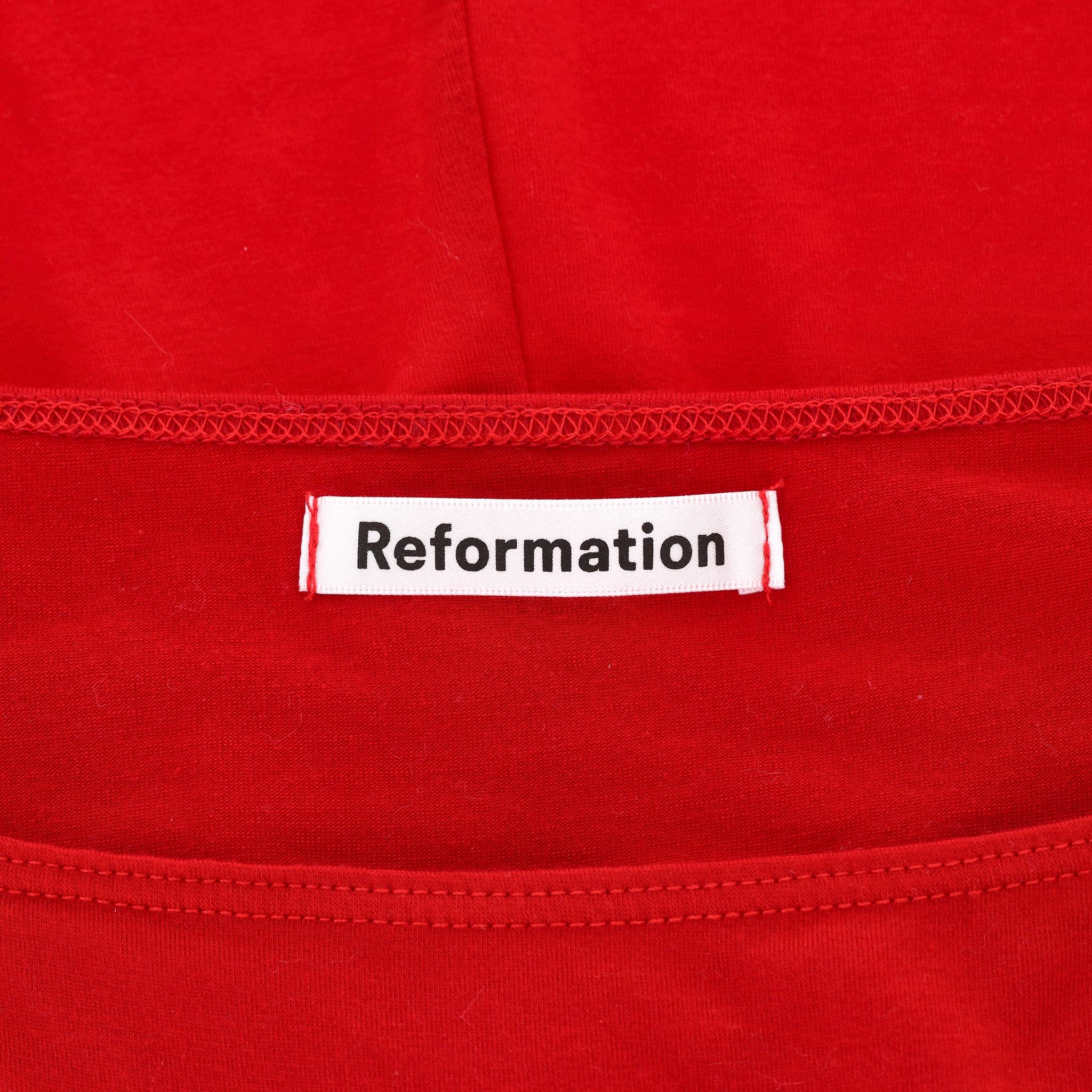 Reformation - Robe fendue sur le devant et froncée Pour femmes en vente