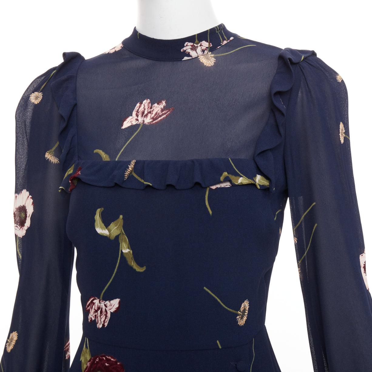 REFORMATION Gillian, abito in viscosa blu con stampa floreale e collo alto, US2 S
Riferimento: ECLO/A00227
Marchio: Riforma
Modello: Gillian
Materiale: Viscosa
Colore: Marina, Multicolore
Modello: Floreale
Chiusura: zip
Fodera: Tessuto Navy
Dettagli