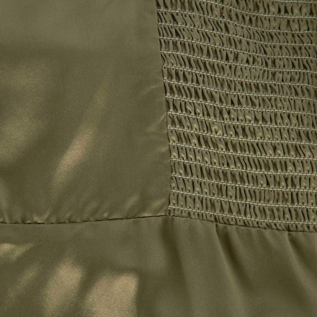 Brown Reformation Green Silk Oaklie Midi Dress Size XS For Sale