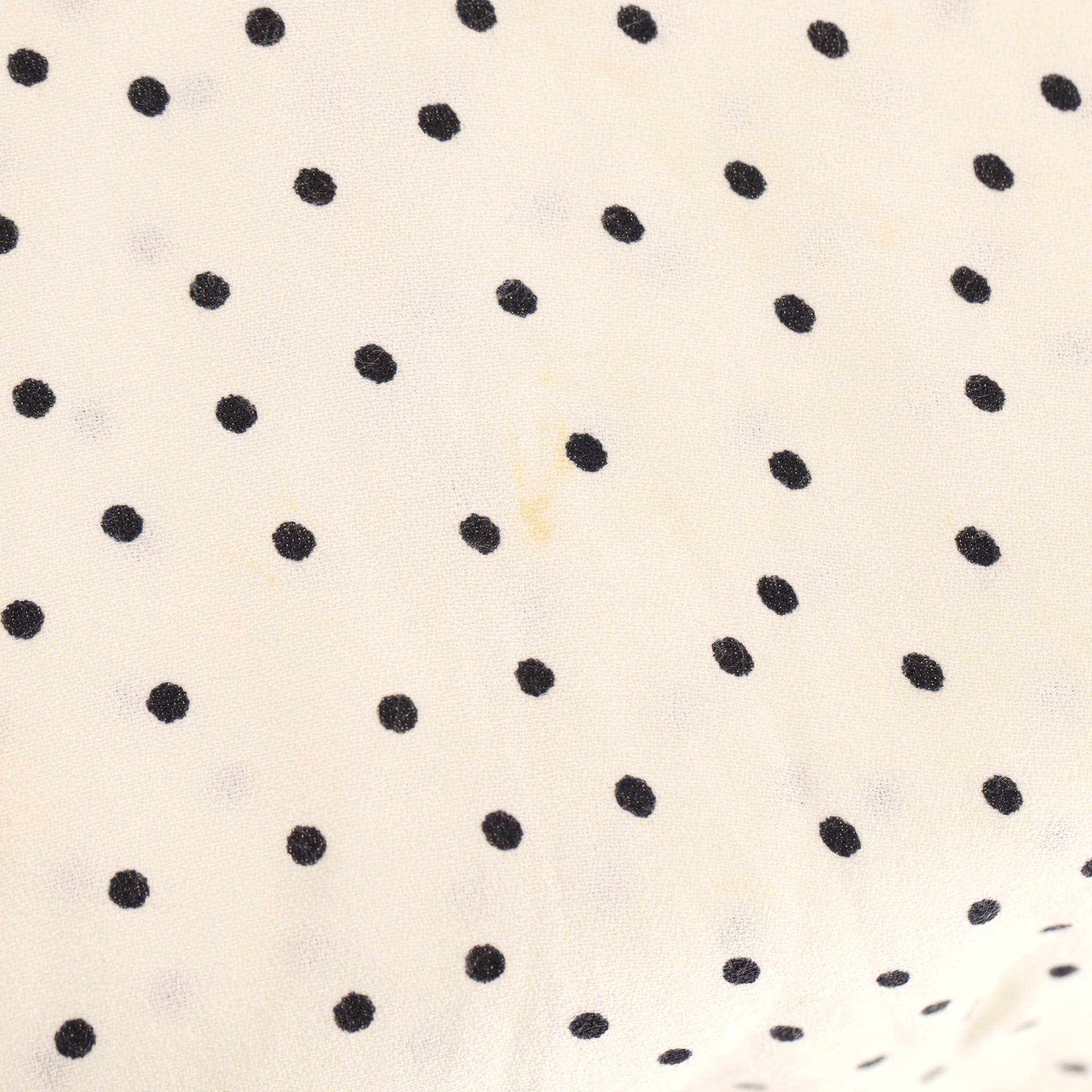 Reformation Polka-Dot Puff Sleeve Mini Dress For Sale 4