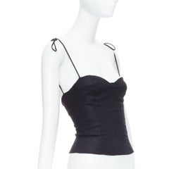 REFORMATION Set of 3 top linen sweetheart US0 drape cami XS ruched tank US2 S