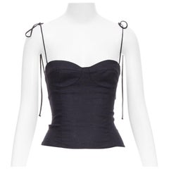 REFORMA Conjunto de 3 top lino sweetheart US0 drape cami XS ruched tank US2 S