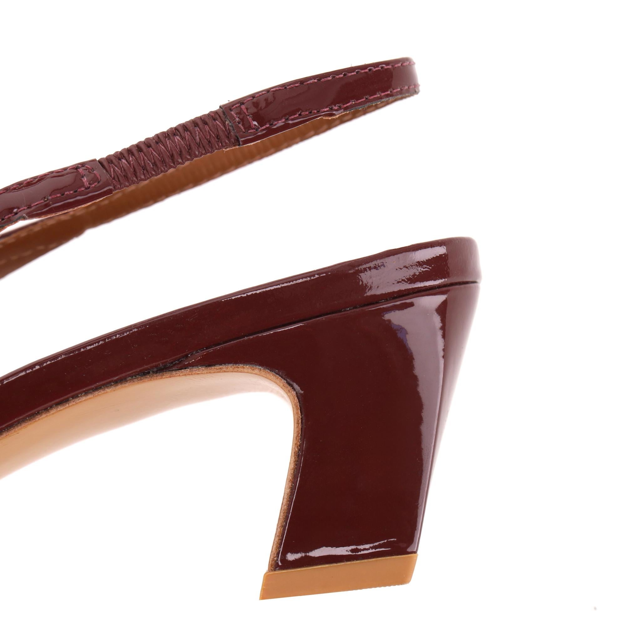 Reformation Suede Slingback Heels With A Crystal Buckle For Sale 2