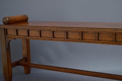 Reformed Gothic Oak Hall Bench