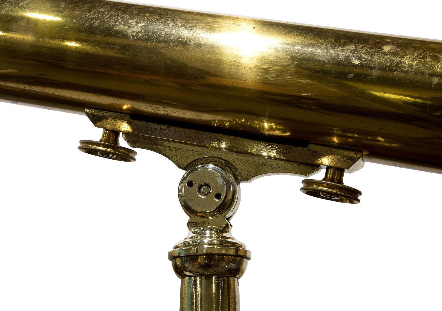 Late 19th Century Refracting Telescope by Wray of London, circa 1880