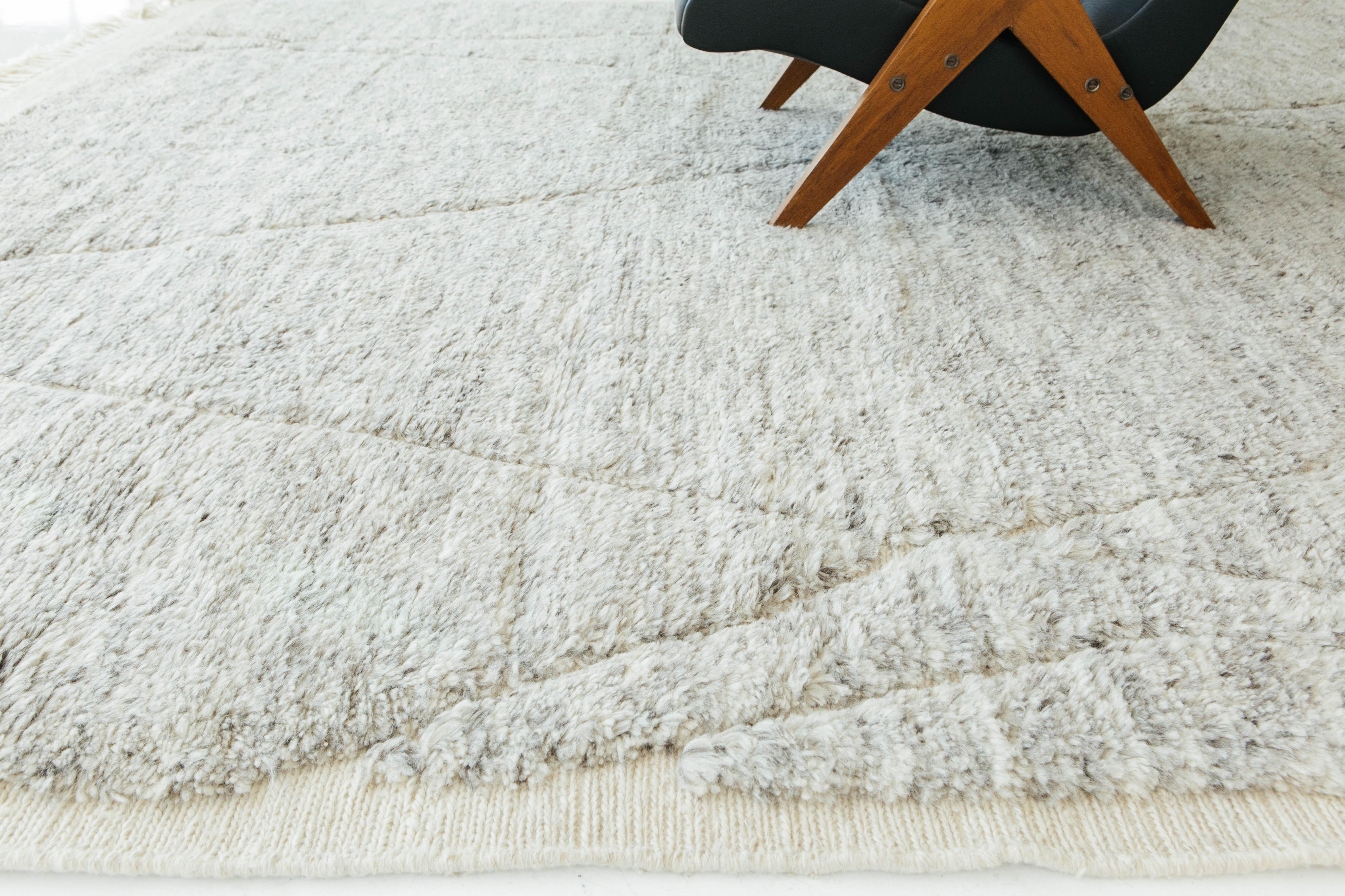 Wool Refraction Rug, Atlas Collection by Mehraban