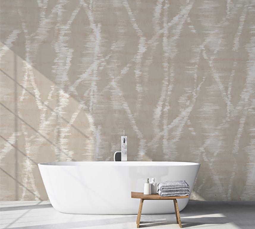 Contemporary Refractions Large Scale Wallcovering For Sale