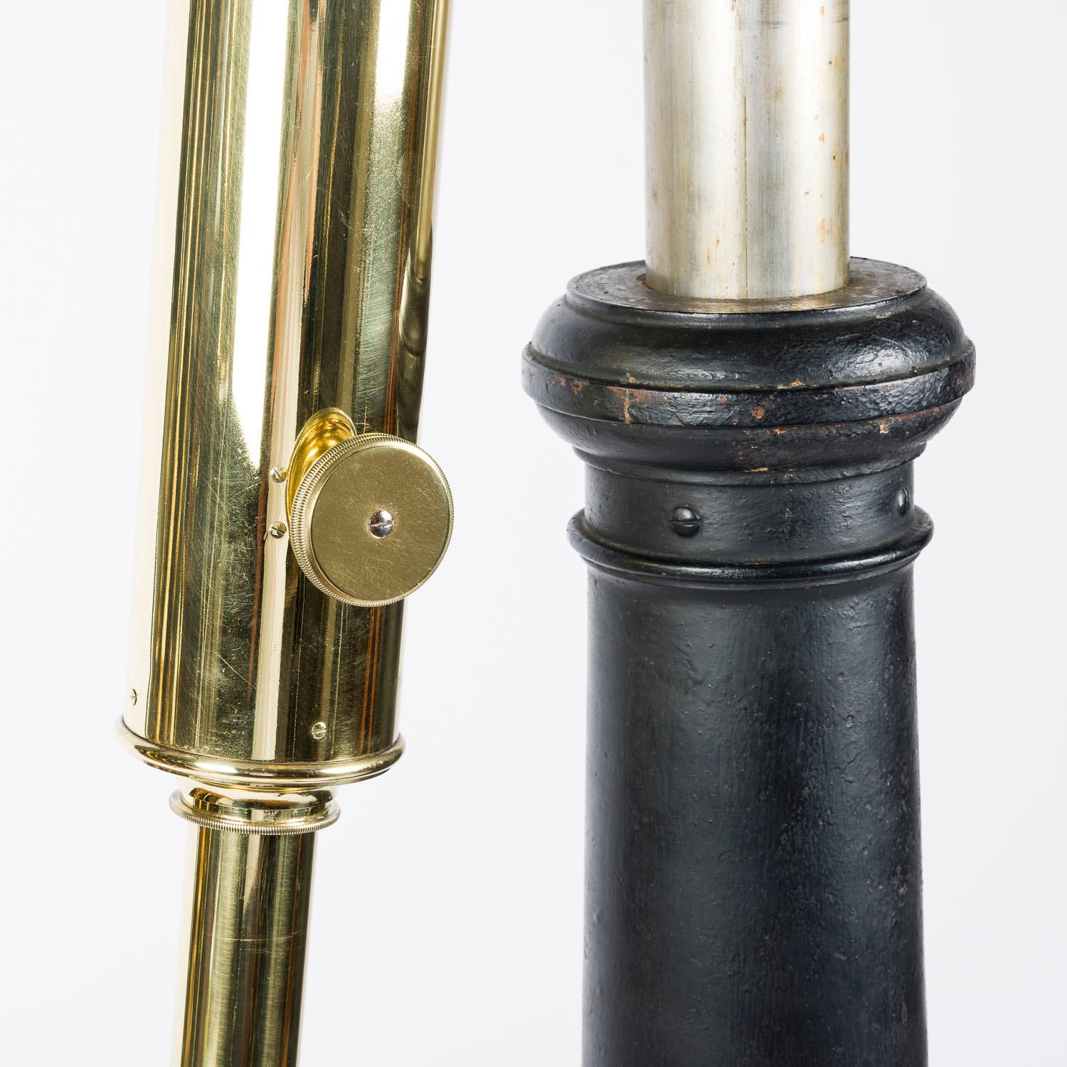 Refractor telescope by François Can, 81 Quai de l'Hôpital, Lyon For Sale 9