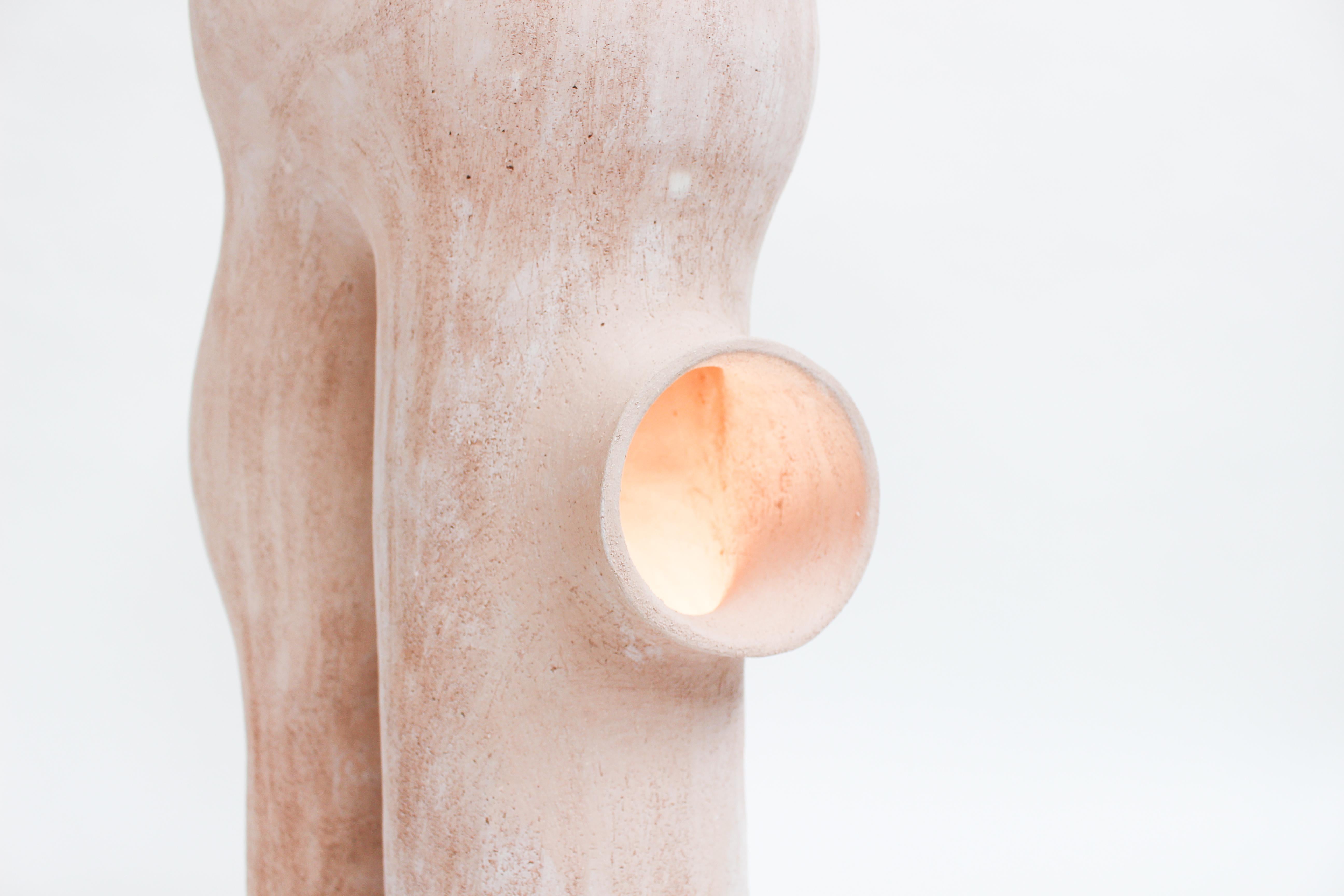 Post-Modern Refuge #19 Stoneware Lamp by Elisa Uberti