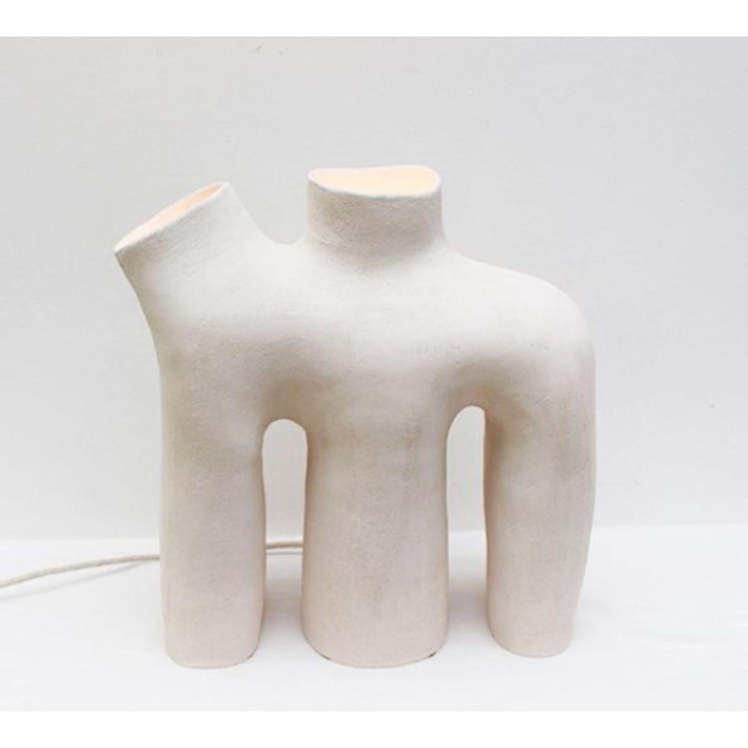 Refuge #5 Stoneware Lamp by Elisa Uberti In New Condition For Sale In Geneve, CH