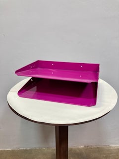 Refurbished 1960's Two-Tier Paper Organizer