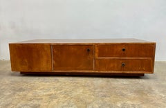 Refurbished MCM Media or Coffee Table with Storage Compartments