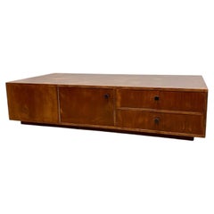 Refurbished MCM Media or Coffee Table with Storage Compartments