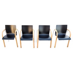 Vintage Refurbished Thonet Chairs 320 by Wulf Schneider and Ulrich Bohme, Austria 1984
