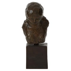Reg Butler ‘Girl Looking Down’ bronze sculpture - UK, 1962