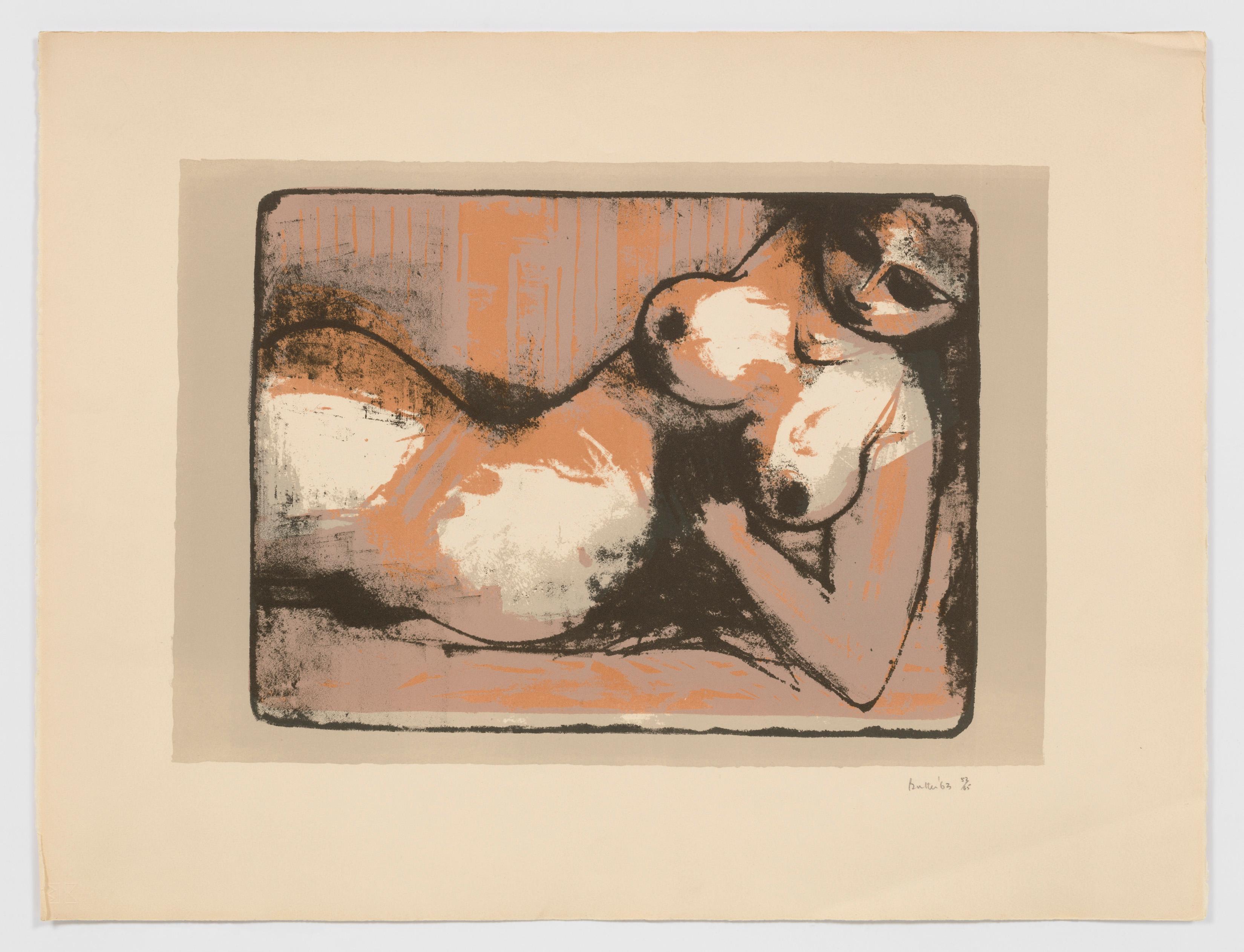 Nude Print Reg Butler - Fille italienne