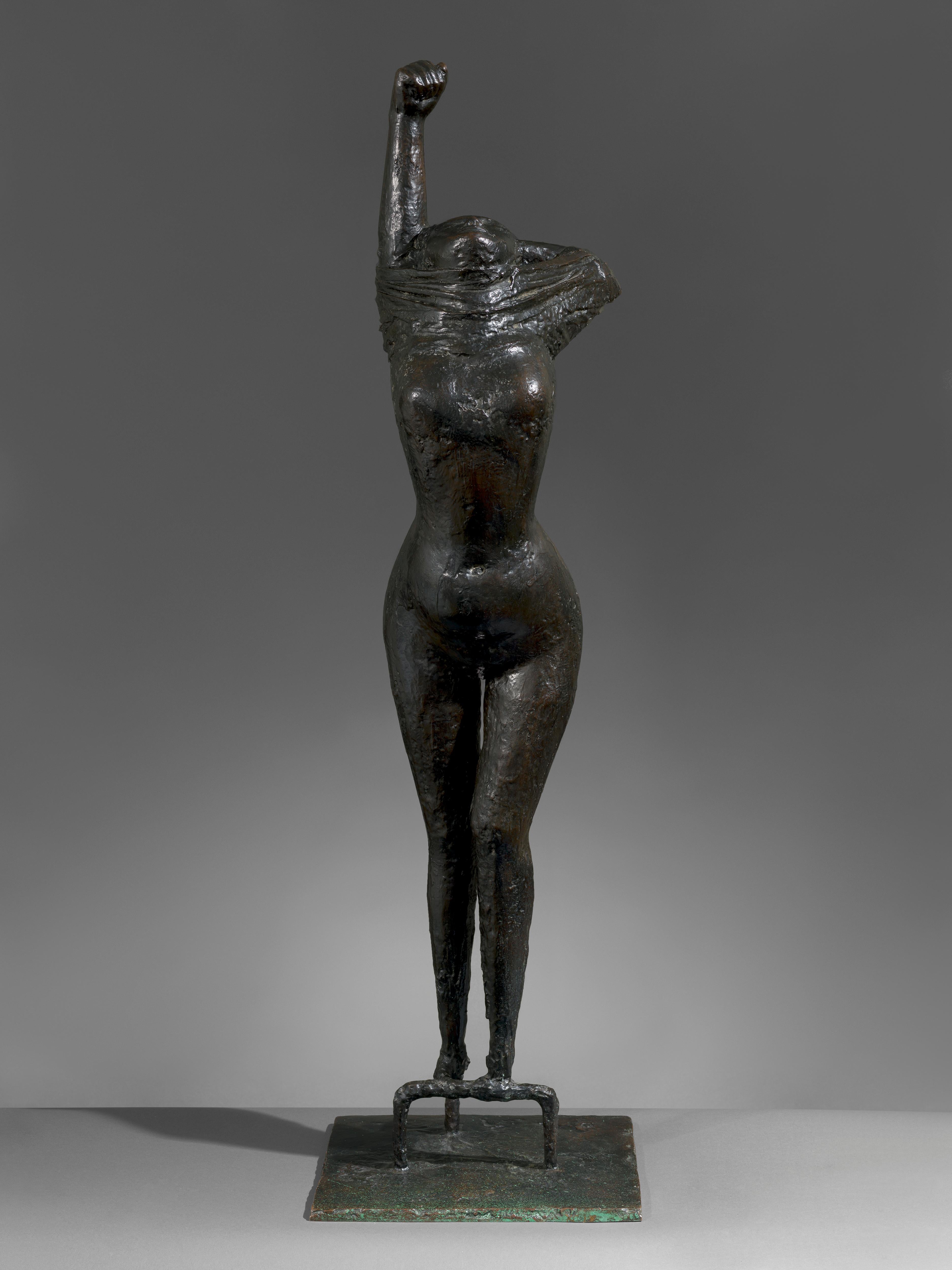 Girl - 20th Century, Bronze, Sculpture by Reg Butler 1