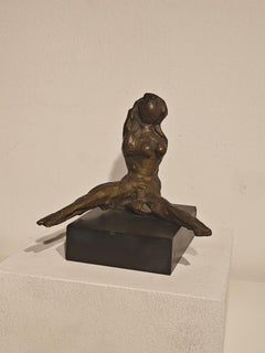 "Seated Nude" Reg Butler, Assistant to Henry Moore Female Nude Sculpture
