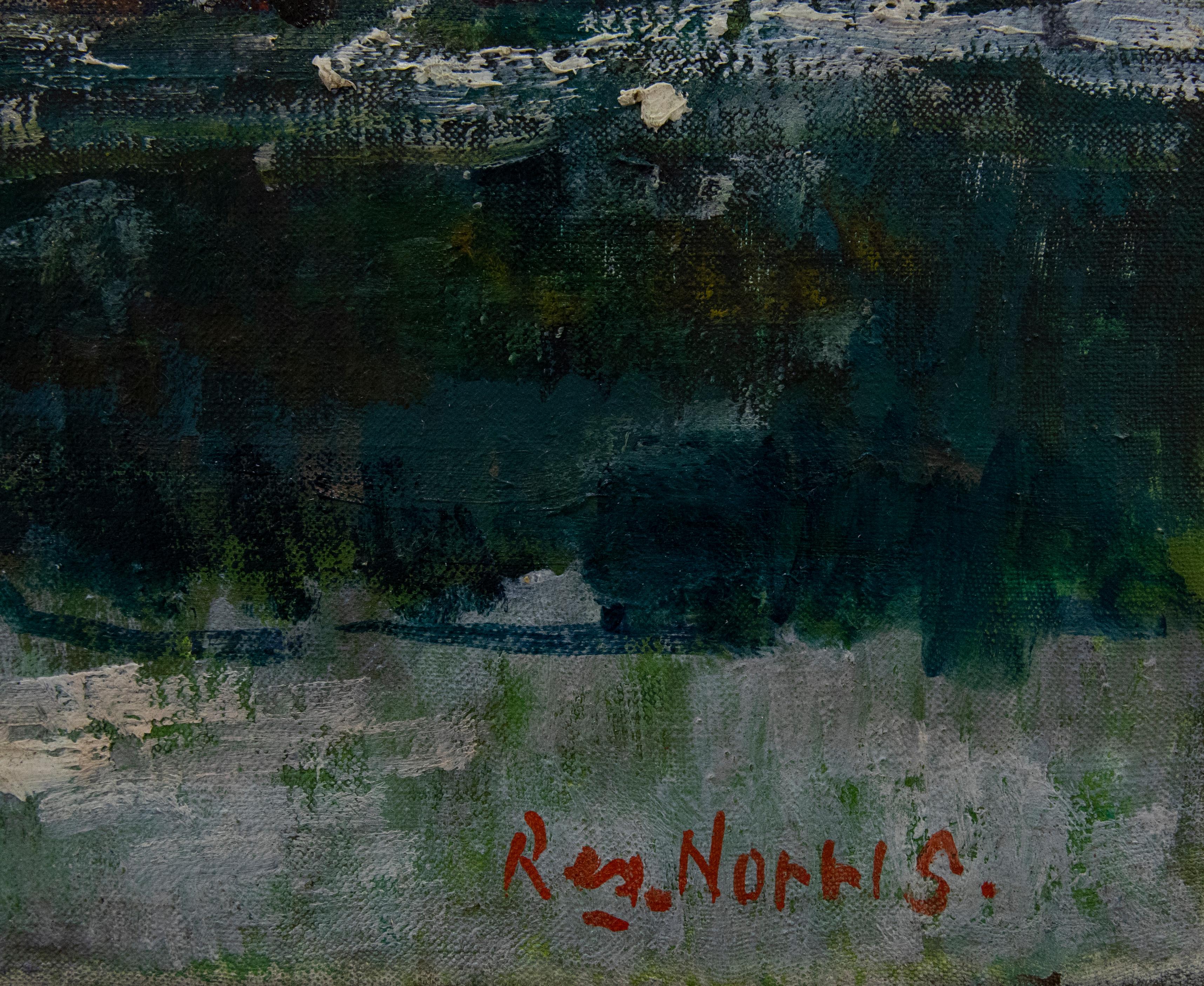 Reg Norris - Olio del 20° secolo, La prima neve in vendita 3