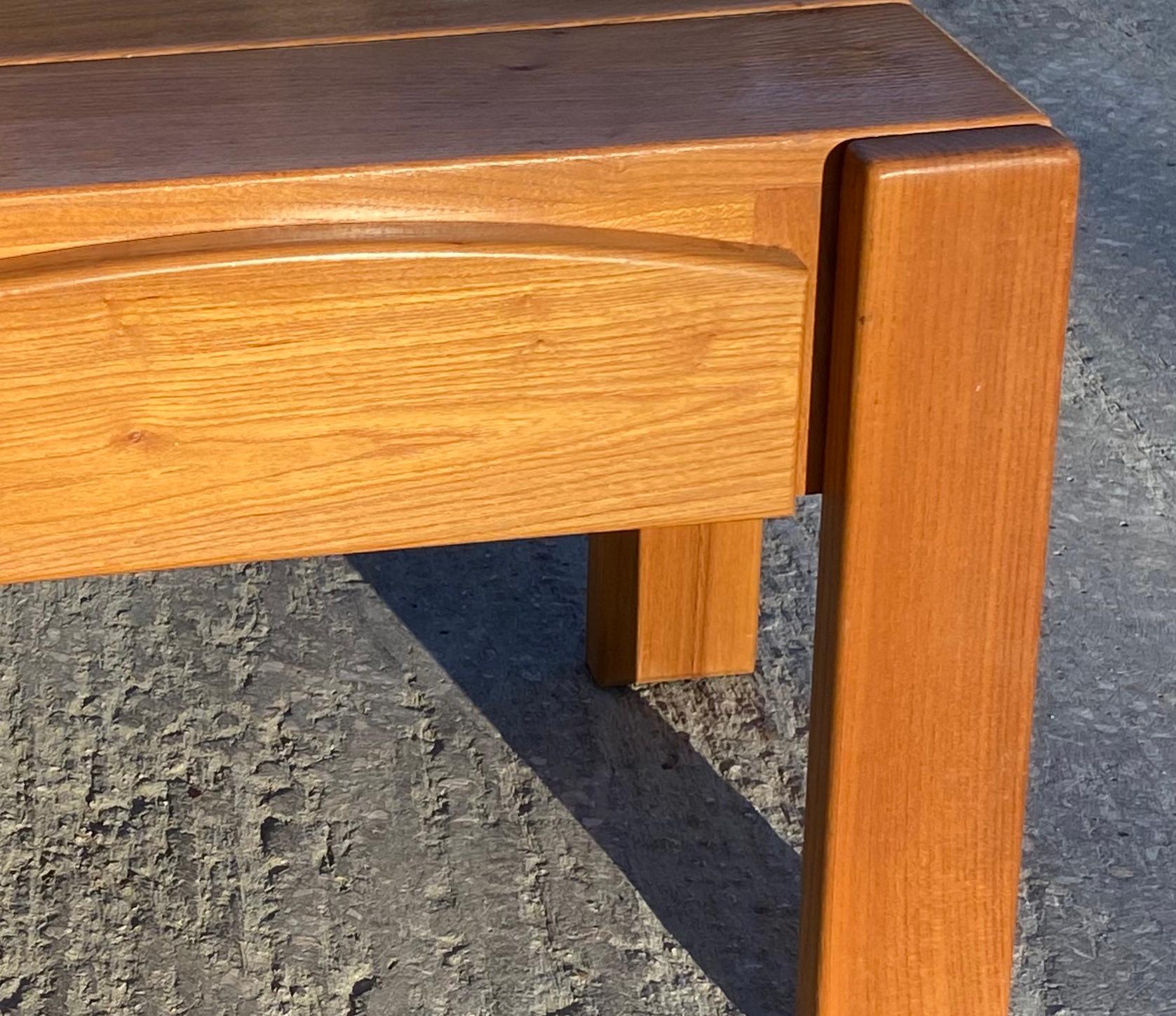 Regain / chapo Solid elm bedside table 1980 In condizioni ottime in vendita a Saint ouen, FR
