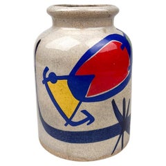 Retro Regal Ceramic Vase, 1980s