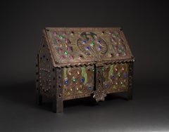 Art Nouveau Repoussé Regal Reliquary by Alfred Daguet